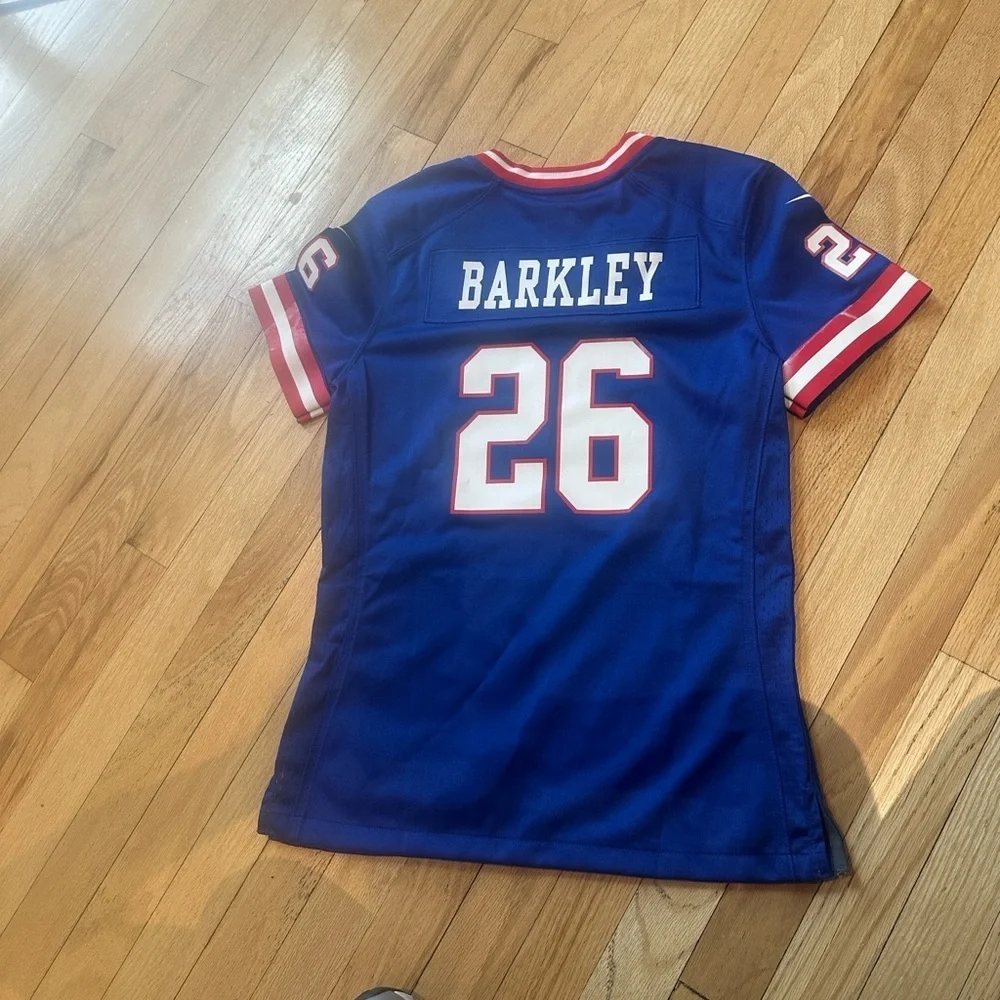 Men's New York Giant Barkley Nike Royal Classic Vapor Elite Player Jersey